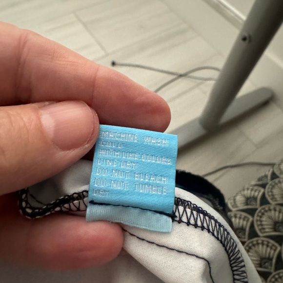 J McLaughlin Belinda Parrot Kay Navy and Teal Sheath Dress NWT Size 14 - Picture 9 of 9